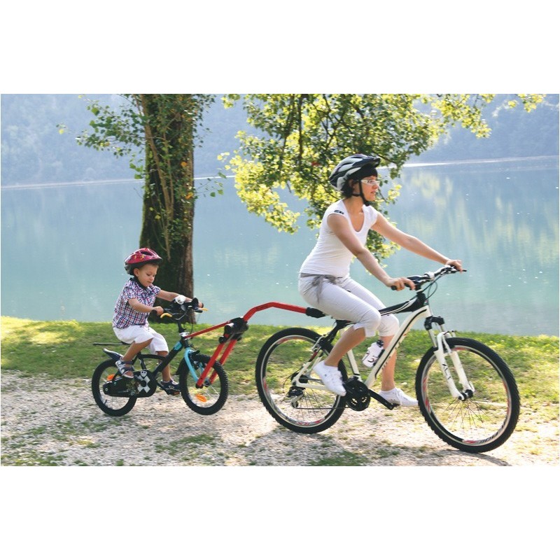 Peruzzo Trail Angel verte barre de remorquage enfant à vélo
