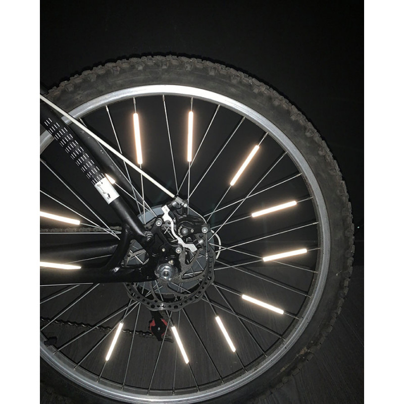 B REFLECTIVE 3M® LINES Kit de Bandes Réfléchissantes Multi Support : Vélo  Gyroroue et autres EDPM 3M Technology™ 1x15cm Jaune fluo