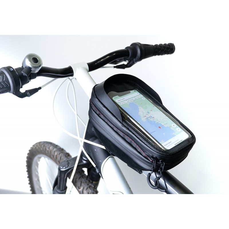 Sacoche Vélo Téléphone Étanche, Support Sac de Vélo Cadre avec