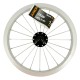 Roue arrière 14" à ecrous ETRTO 254X22C roue libre