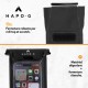 Sacoche Smartphone 100% WATERPROOF Fixation multi-supports - NOIR