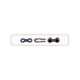 Attache rapide lot de 2 - Classique 1/2" x 1/8" - Noire