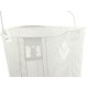 Panier acier XXL blanc avec fixation MTS 3