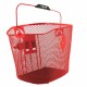 Panier Acier XXL Rouge avec fixation MTS3