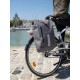 Sacoche arrière waterproof 14L convertible sac à dos fixation compatible Ebike