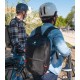 Sacoche arrière waterproof 14L convertible sac à dos fixation compatible Ebike