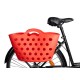 Panier Trendy One fixation porte-bagages rouge