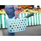 Panier Trendy One fixation porte-bagages bleu clair