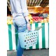 Panier Trendy One fixation porte-bagages bleu clair