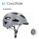 Casque adulte urbain avec LED Taille L (59/61 cm)