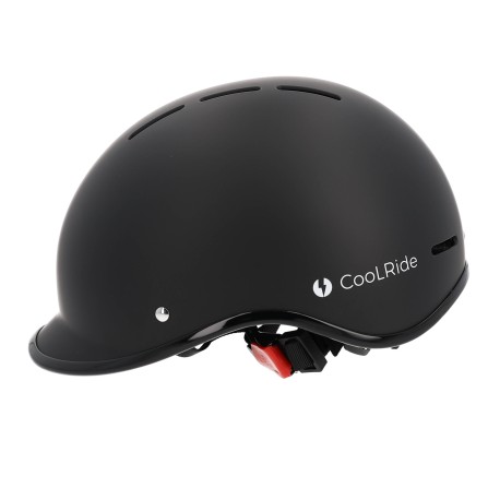 Casque Urbain avec visière avec headlock  Noir M (55-58 cm)