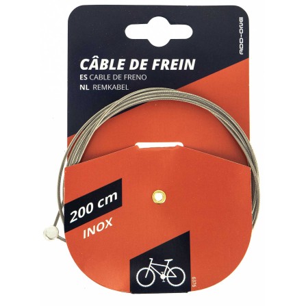 Câble de frein VTT 2M en Inox