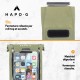 Sacoche Smartphone 100% WATERPROOF Fixation multi-supports - KAKI