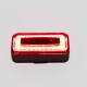 Eclairage LED multi-usages rouge clignotante USB