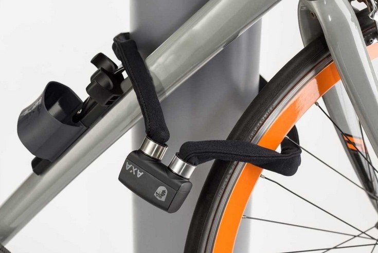 Axa Resolute cadenas vélo câble antivol à clé 8mm 120cm vélo